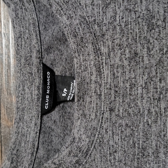 Women's Gently Loved gray long sleeve dress by Club Monaco size small - Picture 3 of 8